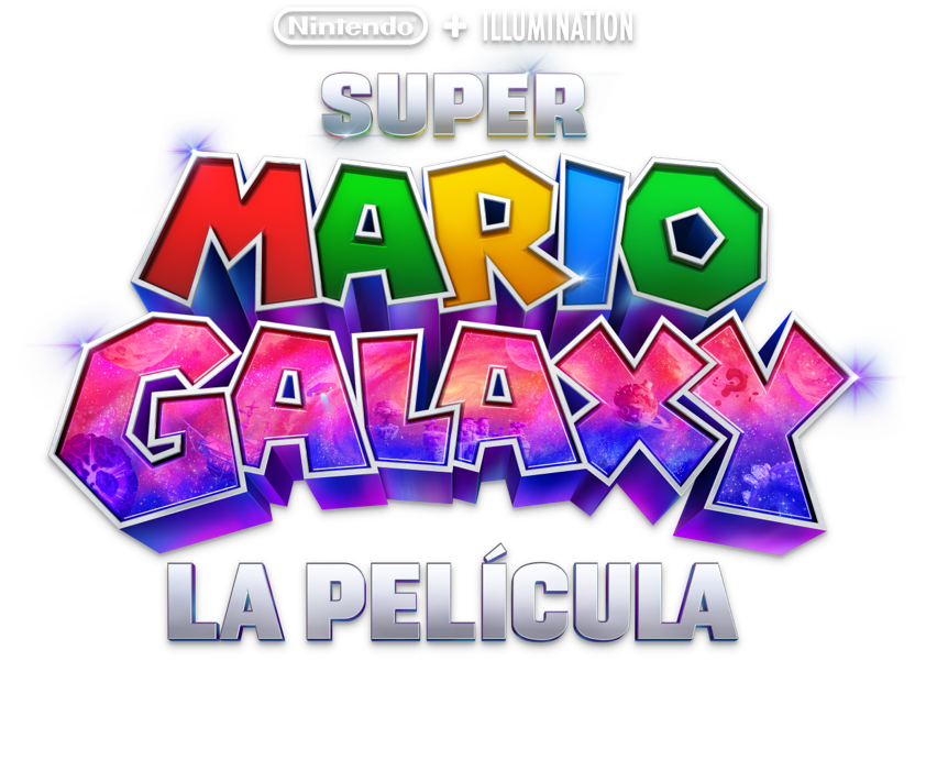 Título o logotipo de SUPER MARIO GALAXY LA PELÍCULA