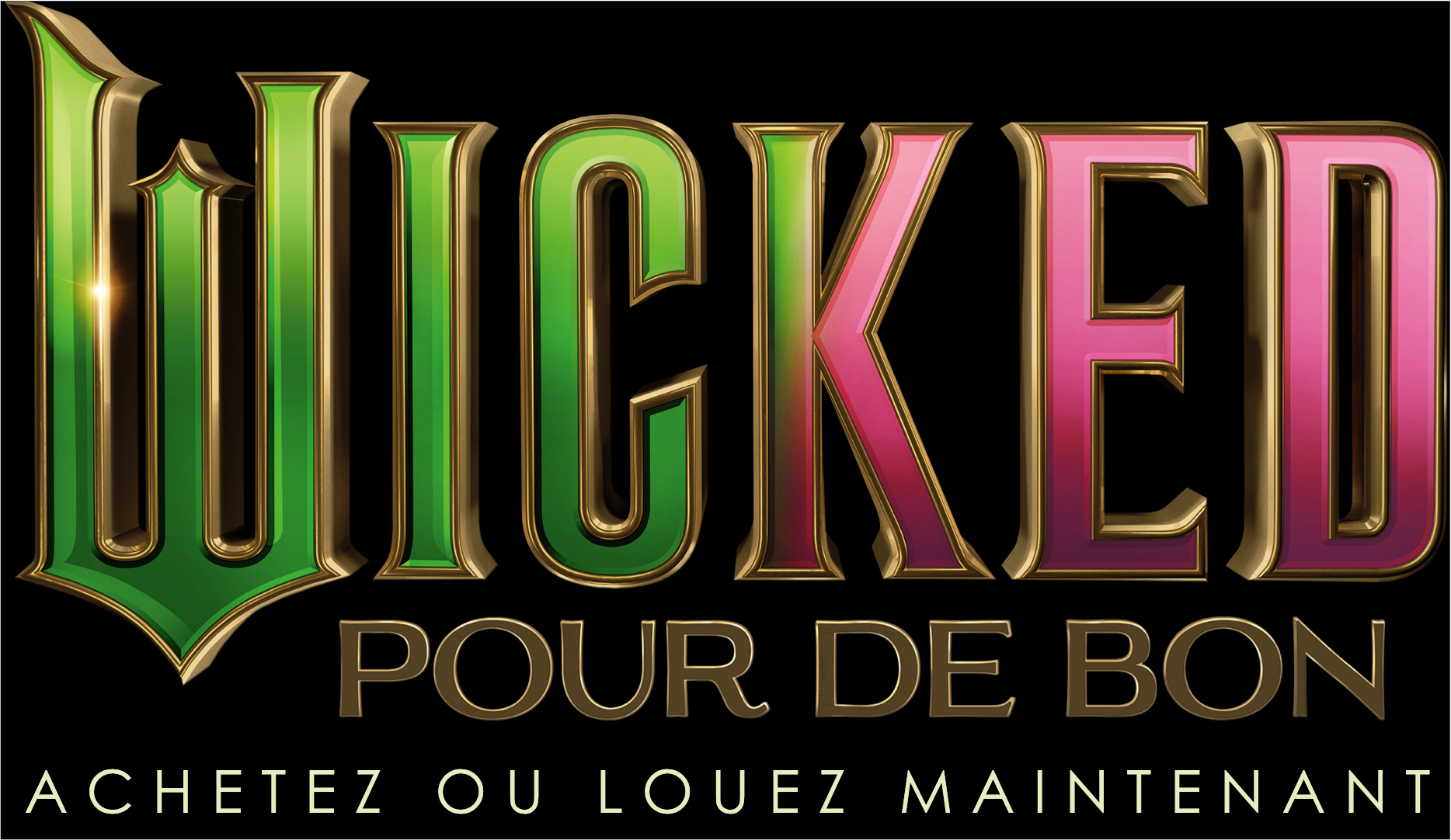 Titre ou logo pour Wicked: Por De Bon
