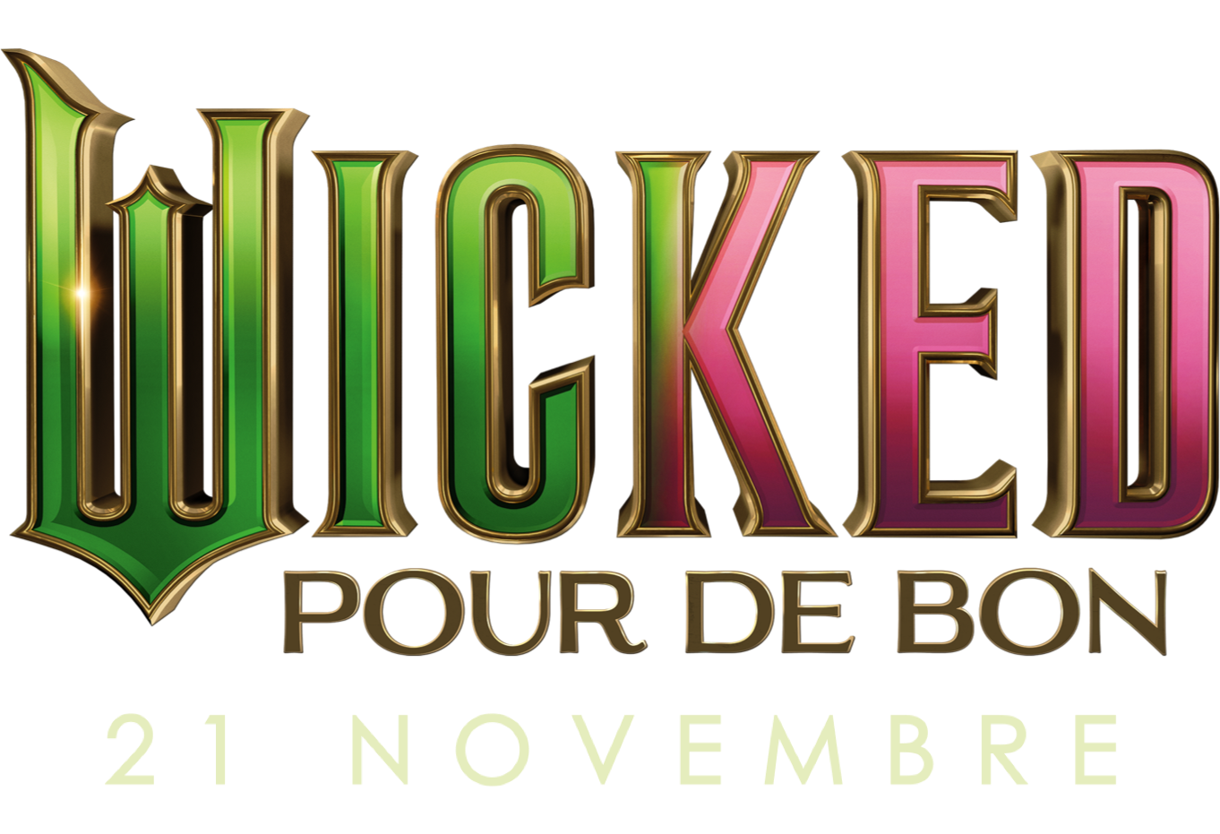 Titre ou logo pour Wicked: Por De Bon