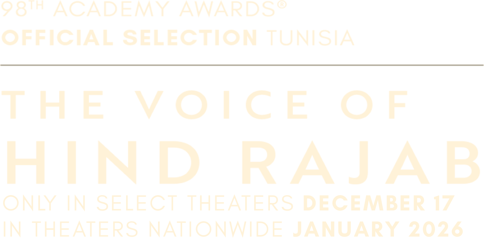 Title or logo for The Voice of Hind Rajab