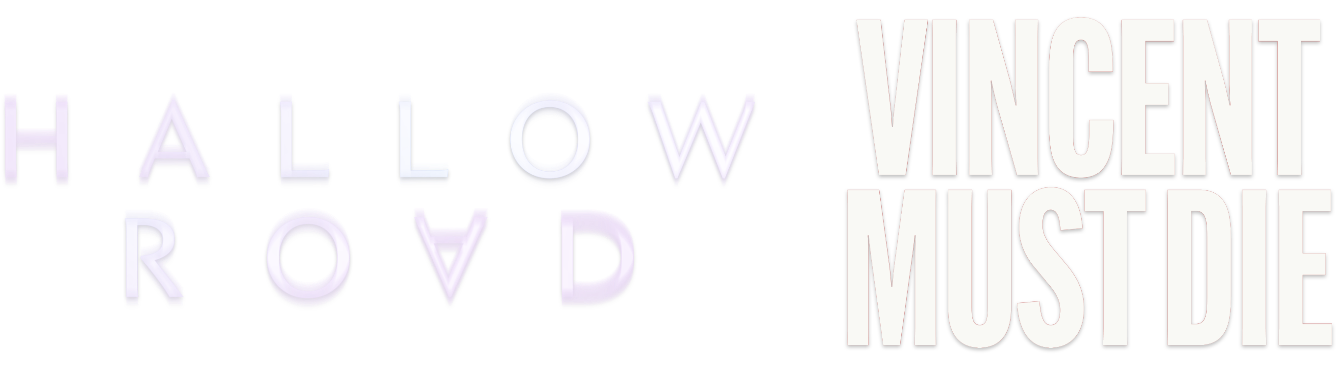 Title or logo for Vincent Must Die and Hallow Road Double Feature